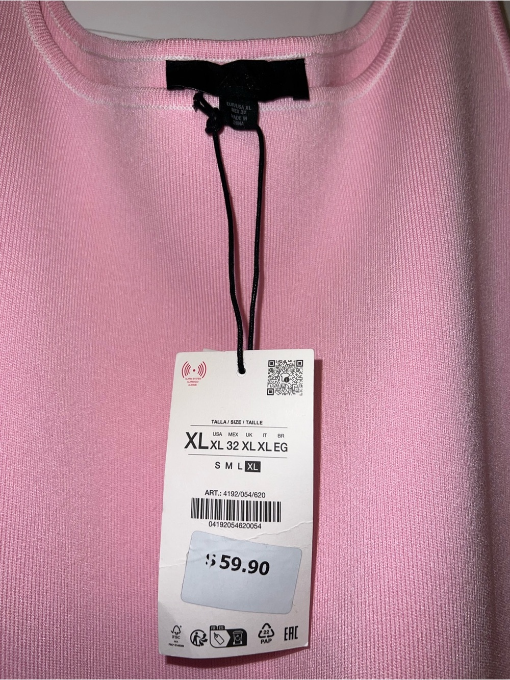 ZARA Women’s Pink Pocket A-Line Dress - Picture 4 of 4